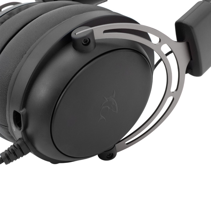Геймърски слушалки White Shark Gorilla, 53mm драйвери, стерео 2.0, микрофон - GORILLA-BLACK/GREY - 4