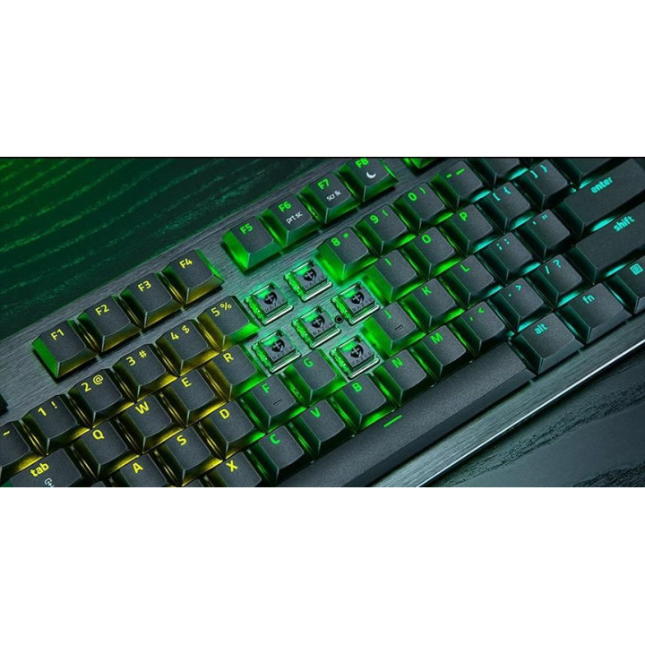 Bluetooth механична нископрофилна геймърска клавиатура Razer Huntsman V3 Pro, Tenkeyless, 8KHz, US Layout - RZ03-05850100-R3M1 -
