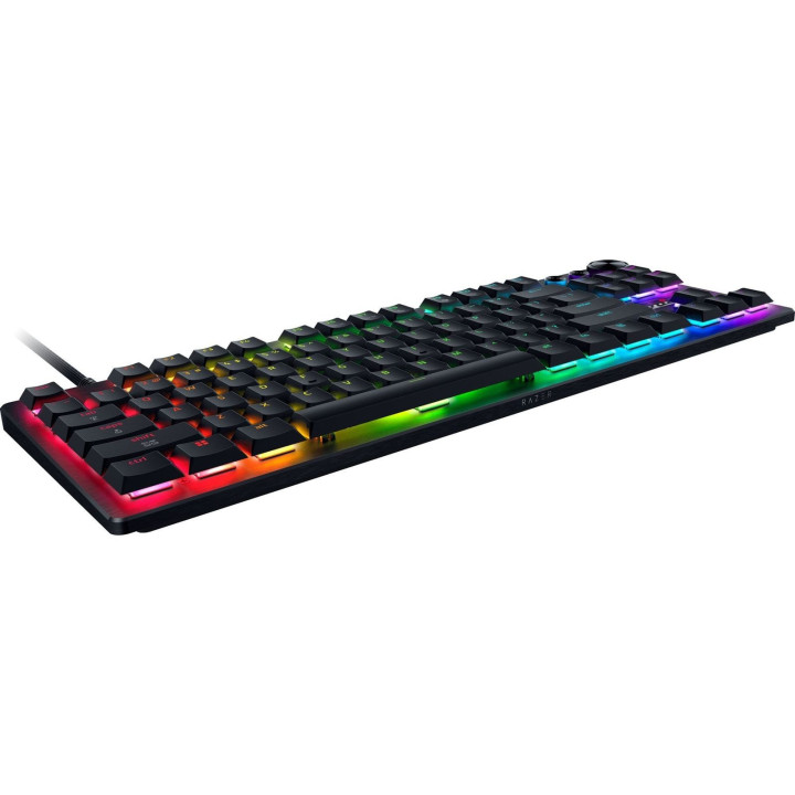 Bluetooth механична нископрофилна геймърска клавиатура Razer Huntsman V3 Pro, Tenkeyless, 8KHz, US Layout - RZ03-05850100-R3M1 -