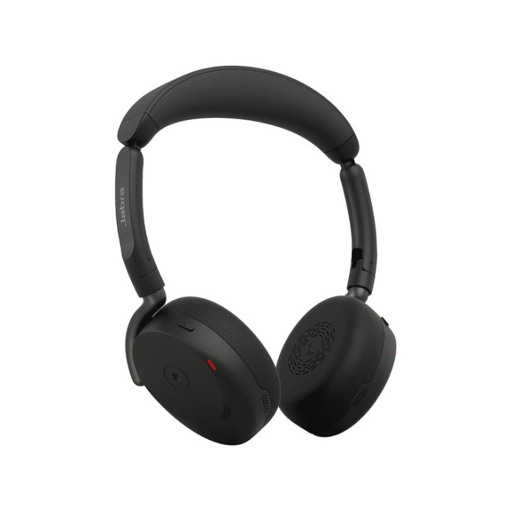 Безжични слушалки Jabra Evolve 3 65 MS Flex, Bluetooth 5.3, ANC, 28mm говорители, USB-C, черни - 36699-999-999 - 1