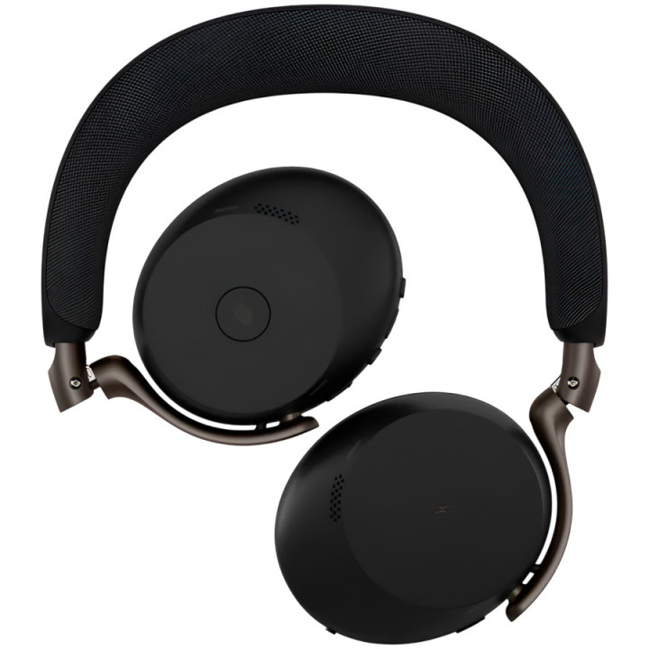 Слушалки Jabra Evolve3 75, Безжични, Bluetooth 5.3, ANC, Микрофон, USB-C, Черни - 37599-999-989 - 2