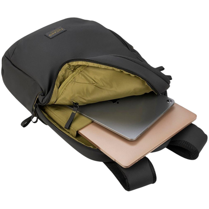 Раница TUCANO Laser за лаптоп 15.6"/MacBook 16", водоустойчива, черна - BKLAS15-BK - 5