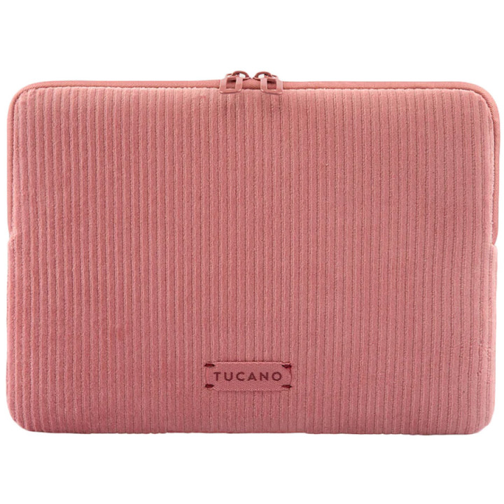 Калъф TUCANO Velluto 2, за MacBook Air 13/ MacBook Pro 13/ лаптопи 12", неопрен, розов - BFVEL2MB13-PK - 1