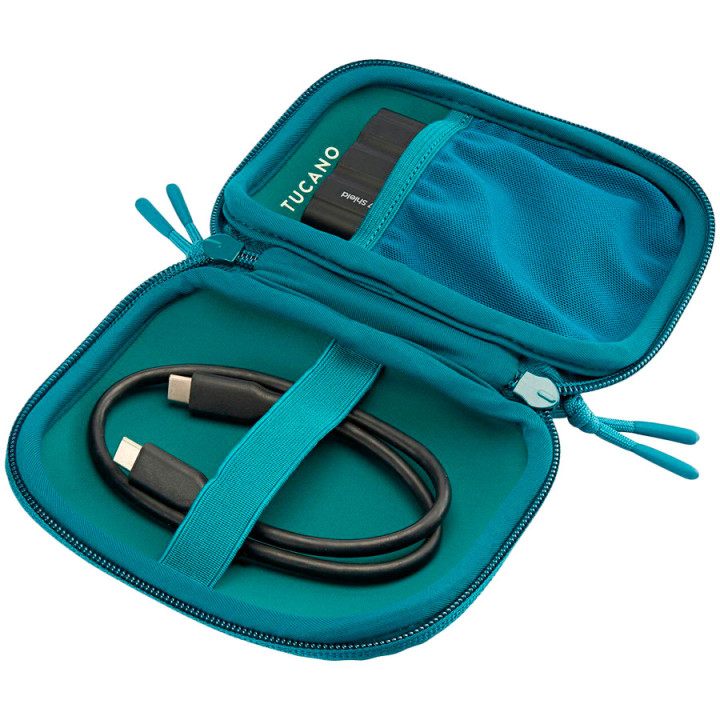 Органайзер Tucano Topo Hard Disk Pouch, неопрен, син - BTOPOHD-B - 4