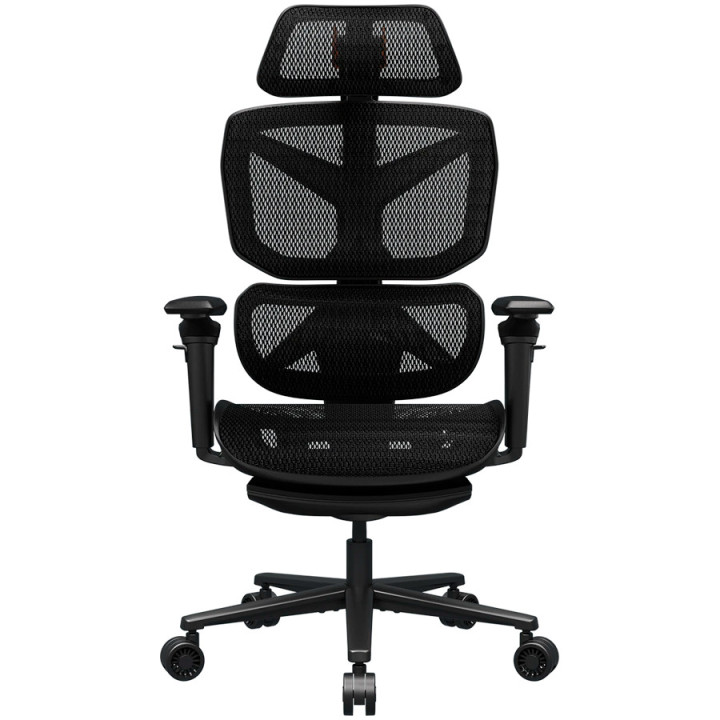 Геймърски стол COUGAR GAMING Terminator Air, мрежа, 3D подлакътници, макс. 120kg - CGR-TAR-ORB - 1