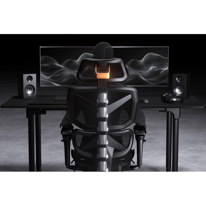 Геймърски стол COUGAR GAMING Terminator Air, мрежа, 3D подлакътници, макс. 120kg - CGR-TAR-ORB - 5