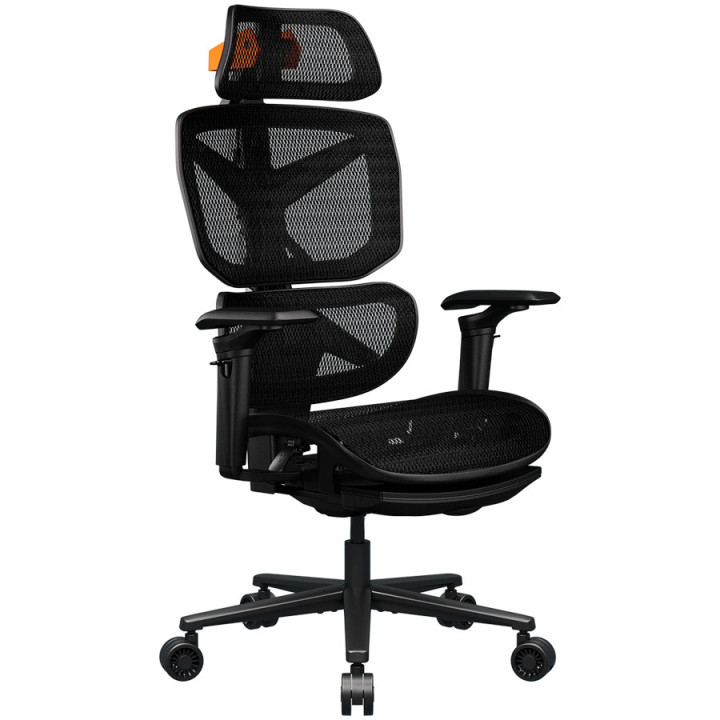 Геймърски стол COUGAR GAMING Terminator Air, мрежа, 3D подлакътници, макс. 120kg - CGR-TAR-ORB - 7