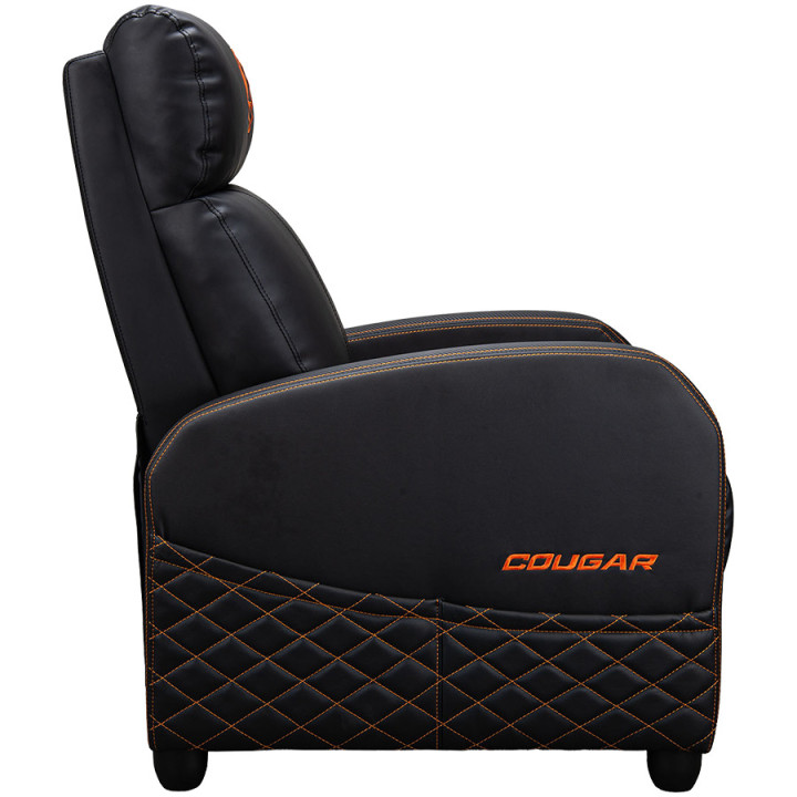 Геймърски стол COUGAR RANGER ELITE, черно-оранжев - CGR-RAE - 2