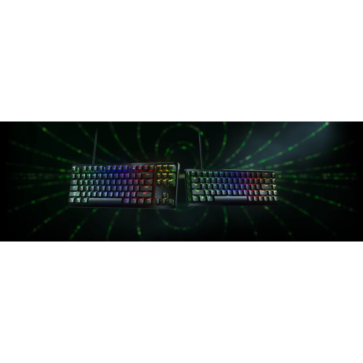 Механична геймърска клавиатура Razer Huntsman V3 HE Magnetic Mini 65% 8KHz, US Layout - RZ03-05930100-R3M1 - 11