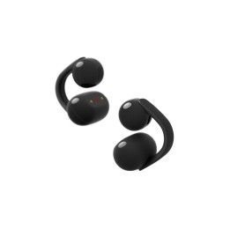 Слушалки Sony LinkBuds Clip WF-LC900, TWS Open-ear, безжични, микрофон, до 15ч батерия, черни - WFLC900B.CE7 - 1