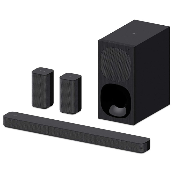 Аудио система Sony HT-S20R, 5.1ch, 400W, Bluetooth 5.0, HDMI ARC, черна - HTS20R.CEL - 1