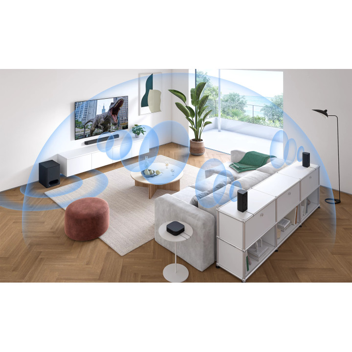 Аудио система Sony HT-S60 BRAVIA Theatre System 6, 5.1ch, 1000W, Subwoofer, Bluetooth 5.3, Dolby Atmos, DTS:X - HTS60.CEL - 3