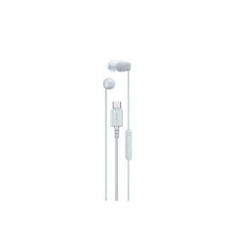 Слушалки Sony IER-EX15C, In-ear, USB Type-C, микрофон, бели - IEREX15CW.CE7 - 1