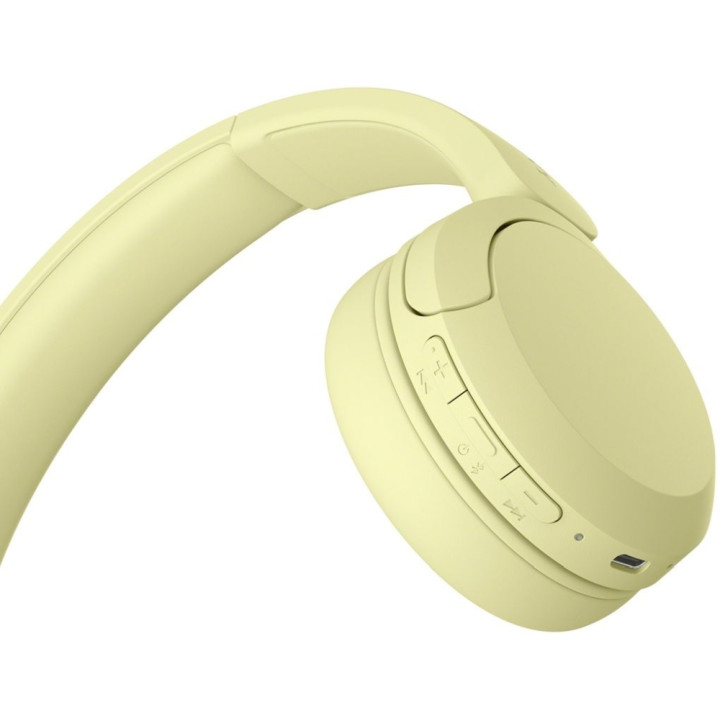 Слушалки Sony WH-CH520, Bluetooth 5.2, 50ч батерия, микрофон, жълти - WHCH520Y.CE7 - 7