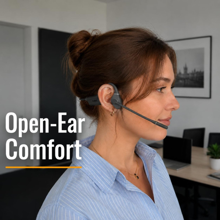 Bluetooth слушалки с костна проводимост Axtel Aura Pro, ENC, IPX5 - AXH-AURABT-PRO - 4
