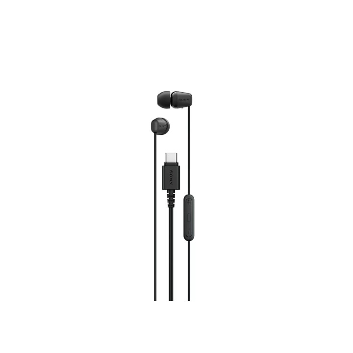Слушалки Sony IER-EX15C, In-ear, USB Type-C, с микрофон, черни - IEREX15CB.CE7 - 1