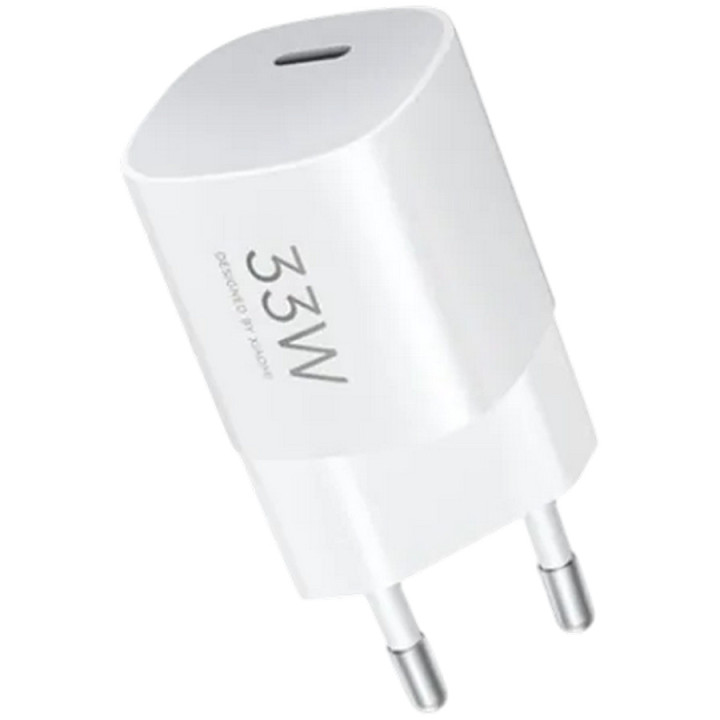 Зарядно устройство Xiaomi 33W Nano Power Adapter USB-C EU - BHR087LEU - 1