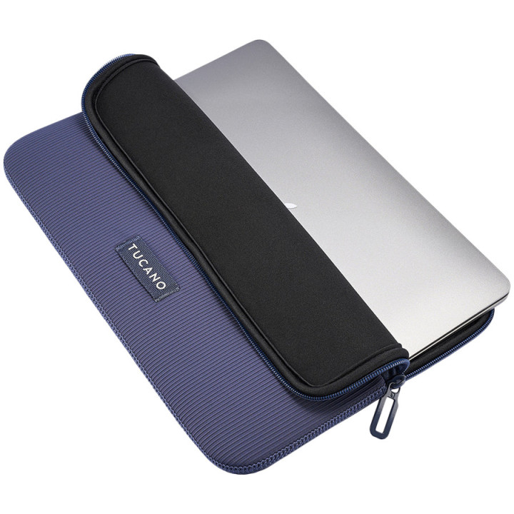 Калъф TUCANO Colore 2, за MacBook Air 13"/MacBook Pro 13"/лаптоп 12", син - BFC21213-B - 4