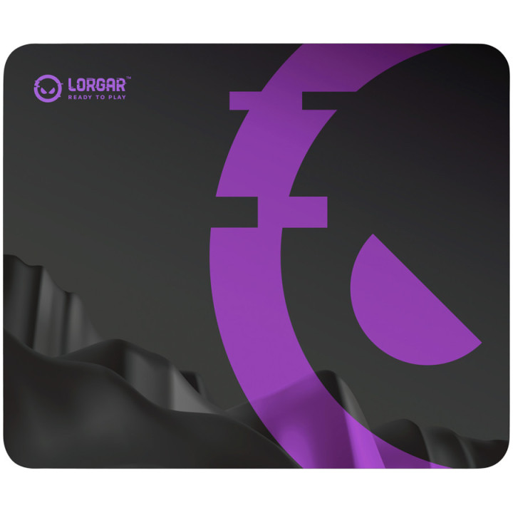 Подложка за мишка LORGAR, 500x420x3mm, Purple/Black - LRG-MPA15L - 1