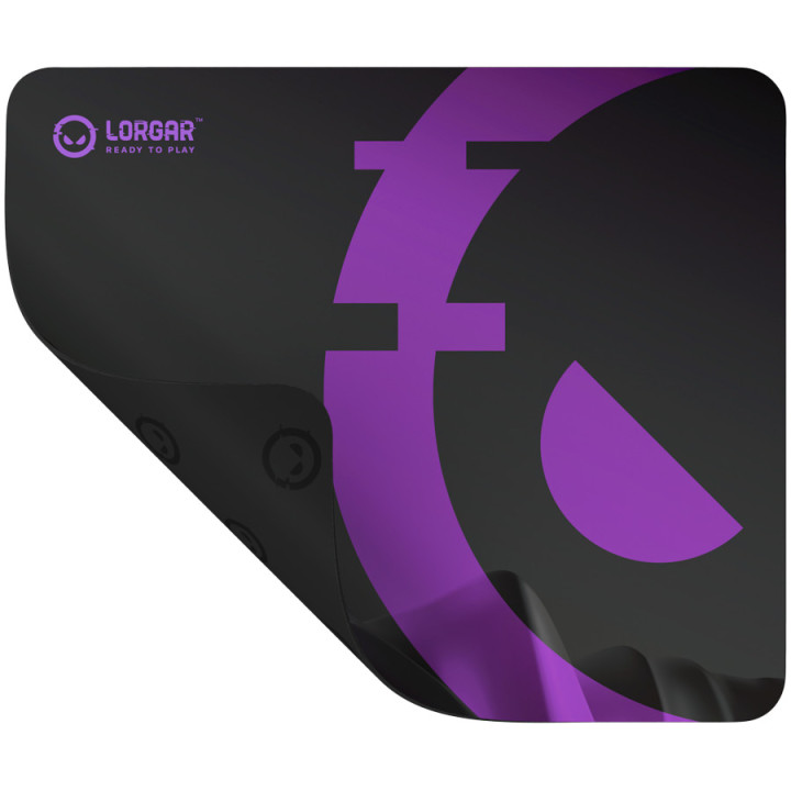 Подложка за мишка LORGAR, 500x420x3mm, Purple/Black - LRG-MPA15L - 2