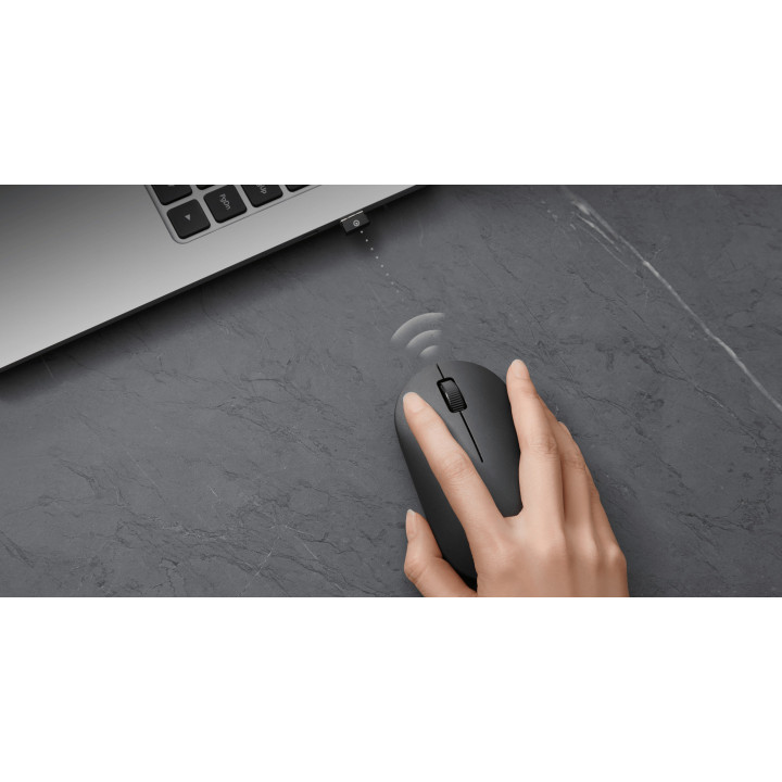Безжична мишка Xiaomi Wireless Mouse Lite 2, 1000 dpi, RF 2.4 GHz, черна - BHR8916GL - 7