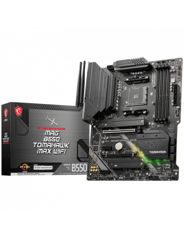Дънна платка MAG B550 TOMAHAWK MAX WIFI, ATX, AM4, DDR4, M.2x2