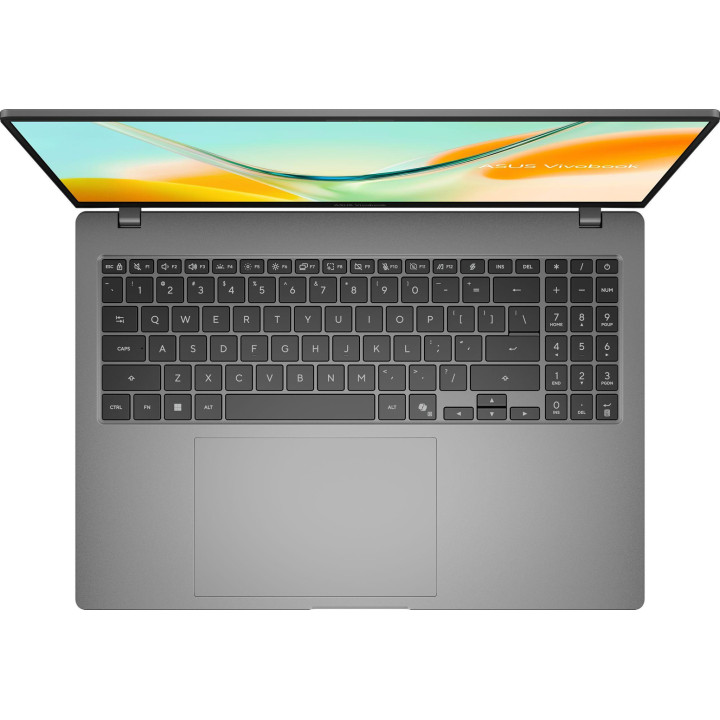 Лаптоп ASUS Vivobook S16 S5608QA-MB234W, 16" WUXGA IPS, Snapdragon X X1-26-101, 16GB LPDDR5X, 256GB SSD, Win11 Home - 90NB19C2-M