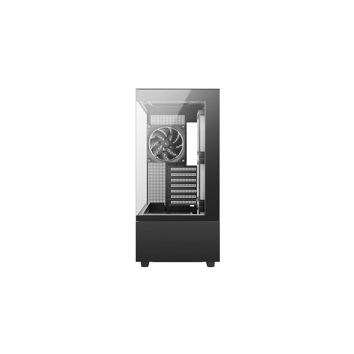 Кутия за компютър DeepCool CH690 LCD, Middle Tower, ATX/mATX/Mini-ITX, Tempered Glass, 4x140mm ARGB вентилатора, 7" LCD дисплей 