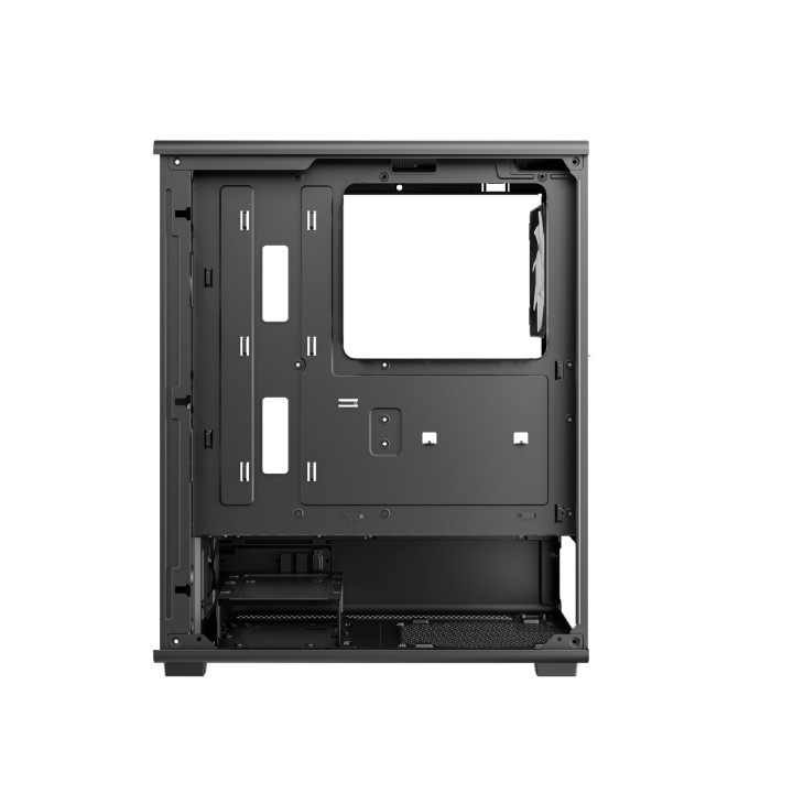 Кутия за компютър DeepCool CC550, Middle Tower, ATX, Tempered Glass, 4x 120mm ARGB вентилатора - R-CC550BKANA4-G - 5