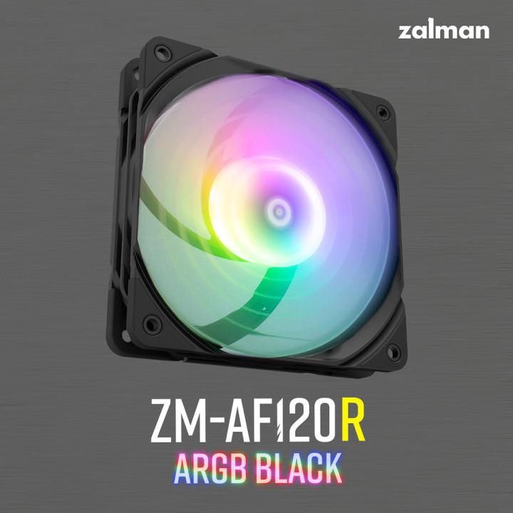 Вентилатор Zalman ZM-AF120R ARGB, 120mm ARGB, 1500 RPM - ZM-AF120R ARGB BLACK - 2