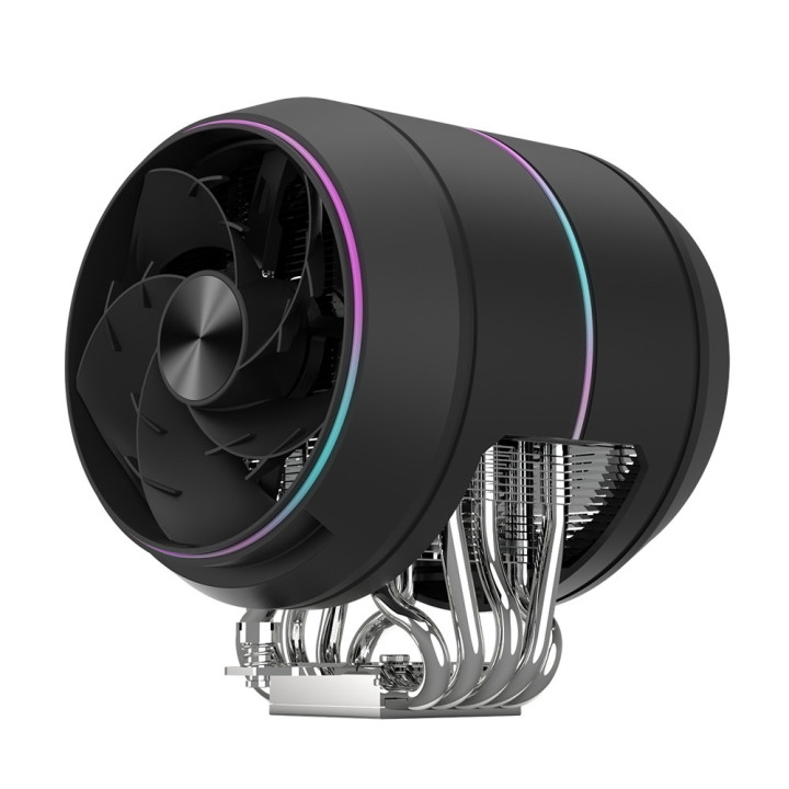 Охладител за процесор ZALMAN ZET5, 5 heat pipes, 220W TDP, 120mm вентилатор - ZET5 BLACK - 9