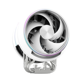 Охладител за процесор ZALMAN ZET5, 220W TDP, 5x топлинни тръби, 120mm вентилатор, бял - ZET5 WHITE - 1
