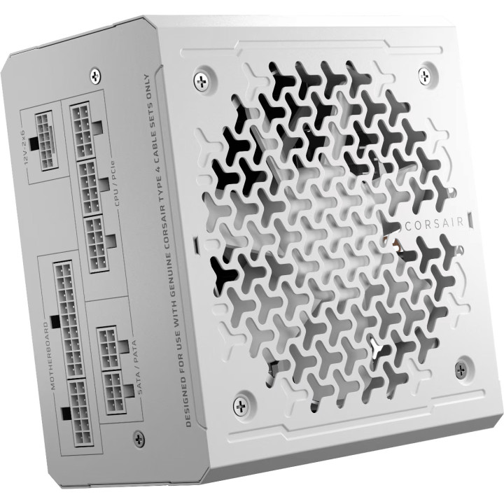 Модулно захранване Corsair RMe White Series RM850e, 850W, ATX 3.1, PCIe 5.1, 80+ Platinum - CP-9020338-EU - 2