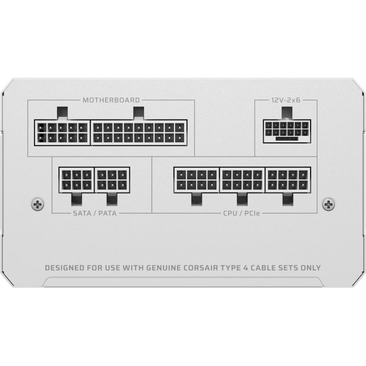 Модулно захранване Corsair RMe White Series RM850e, 850W, ATX 3.1, PCIe 5.1, 80+ Platinum - CP-9020338-EU - 4