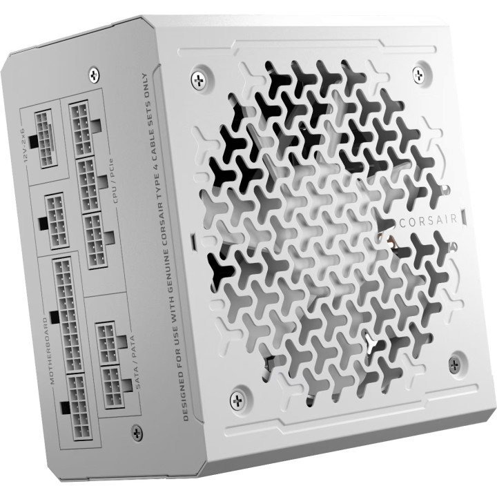 Модулно захранване Corsair RMe White Series RM1000e, 1000W, 80+ Platinum, ATX 3.1, PCIe 5.1 - CP-9020339-EU - 2
