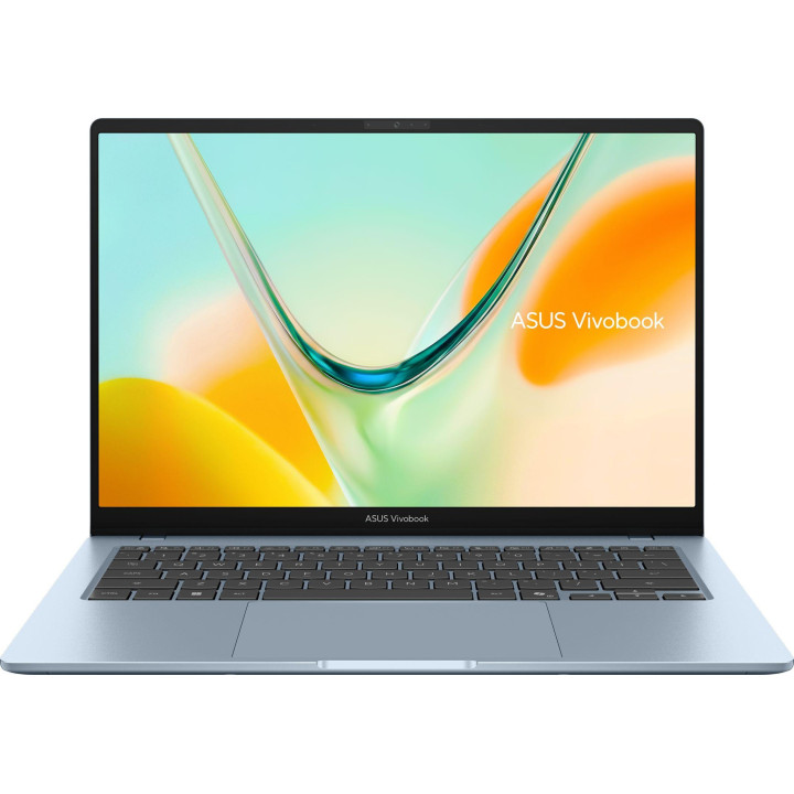 Лаптоп ASUS Vivobook S14 S5408QA-TM274W, 14" IPS WUXGA, Snapdragon X X1-26-101, 8GB LPDDR5X, 256GB SSD, Win11 Home - 90NB19B1-M0