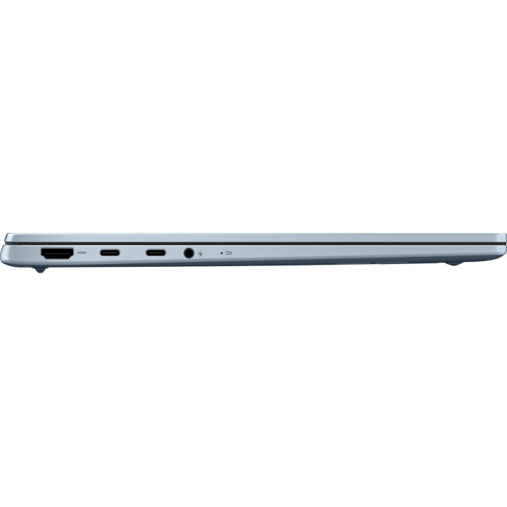 Лаптоп ASUS Vivobook S14 S5408QA-TM274W, 14" IPS WUXGA, Snapdragon X X1-26-101, 8GB LPDDR5X, 256GB SSD, Win11 Home - 90NB19B1-M0