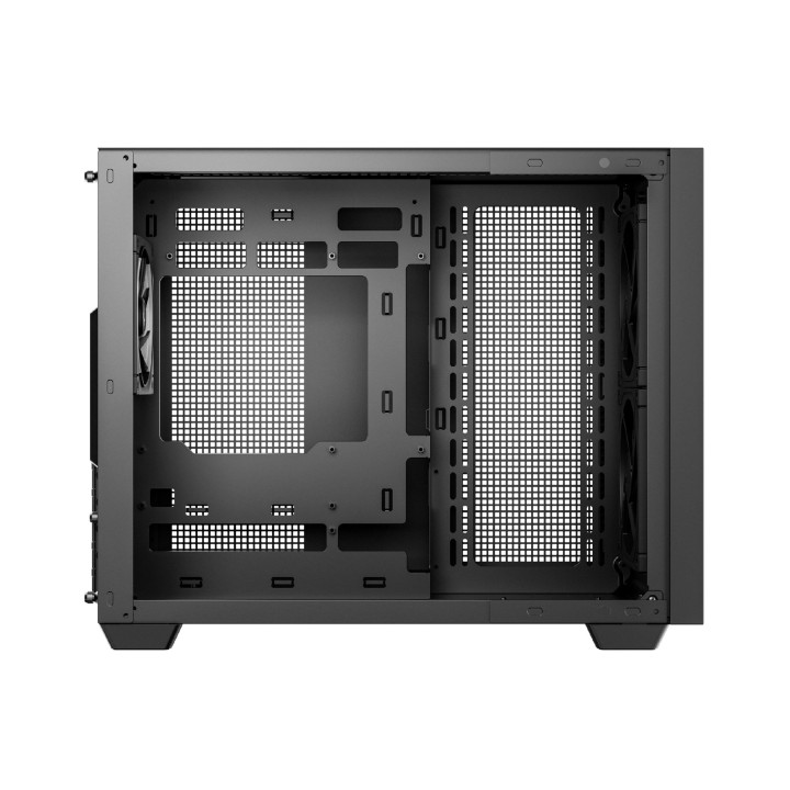 Кутия за компютър DeepCool CG330 MESH, Mini Tower, mATX, Tempered Glass, 3x ARGB вентилатора - R-CG330MESH-BKANM3-G - 4