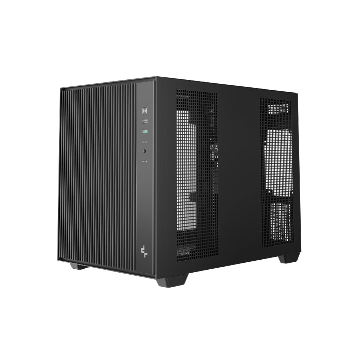 Кутия за компютър DeepCool CG330 MESH, Mini Tower, mATX, Tempered Glass, 3x ARGB вентилатора - R-CG330MESH-BKANM3-G - 8