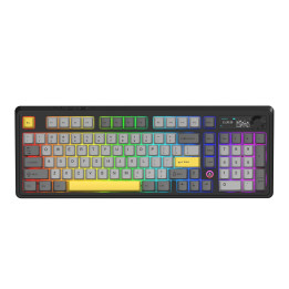 Безжична геймърска механична клавиатура Ajazz AK980 V2 - Gift Switch [Linear] (English US), Black, Gray - AJ-AK980-V2-GS-BK - 1