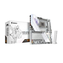 Дънна платка Gigabyte X870 Aorus Tachyon Ice, AMD AM5, DDR5, Wi-Fi 7 - X870 A TACHYON ICE - 1