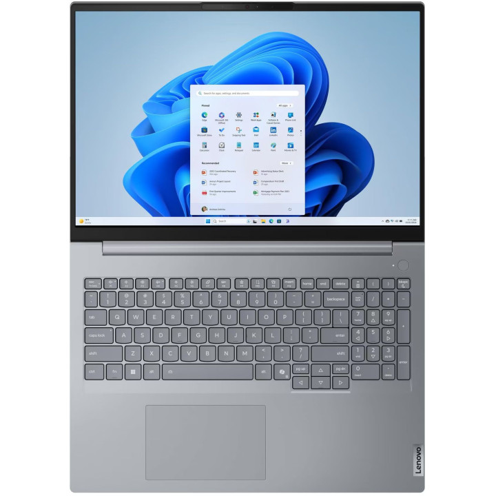 Лаптоп Lenovo ThinkBook 16 G9 IRL, 16" WUXGA, Intel Core 5 210H, 16GB DDR5, 512GB SSD, Free OS - 21USA03FBM - 4