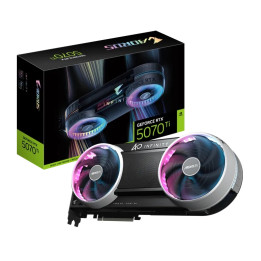 Видео карта Gigabyte Aorus GeForce RTX 5070 Ti, 16GB GDDR7 - GV-N507TAORUS IF-16GD - 1