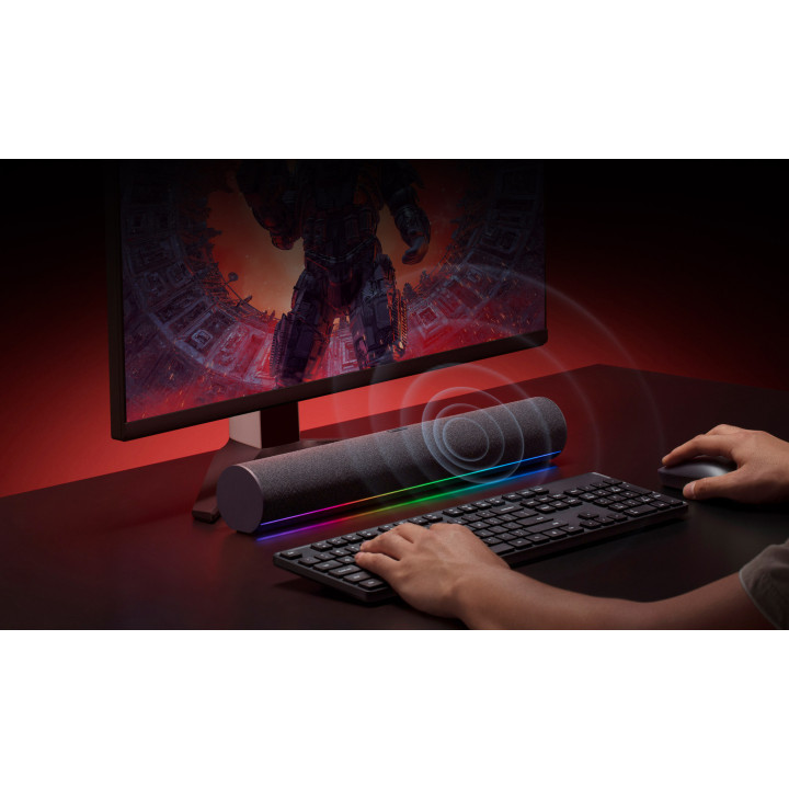 Преносим високоговорител Xiaomi Desktop Speaker, 2.0, Bluetooth 5.3, RGB, USB-C, черен - QBH4276GL - 9
