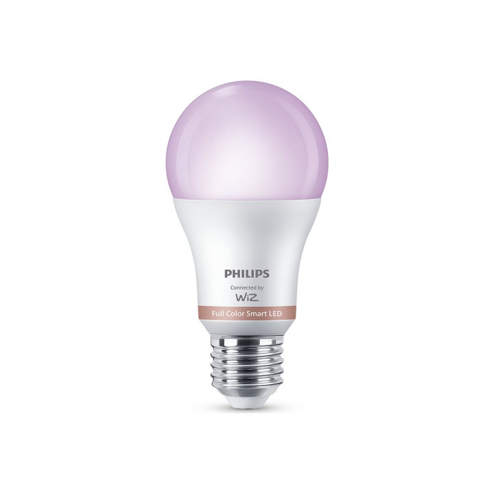 Комплект 3бр. LED смарт крушки PHILIPS A60, E27, 8.5W (60W), 806lm, Wi-Fi, пълноцветни 2200-6500K - 8720169204423 - 3