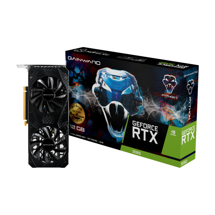 Видео карта GAINWARD RTX 3060 PHYTON II OC, 12GB GDDR6 - NE63060U19K9-PG190V - 1