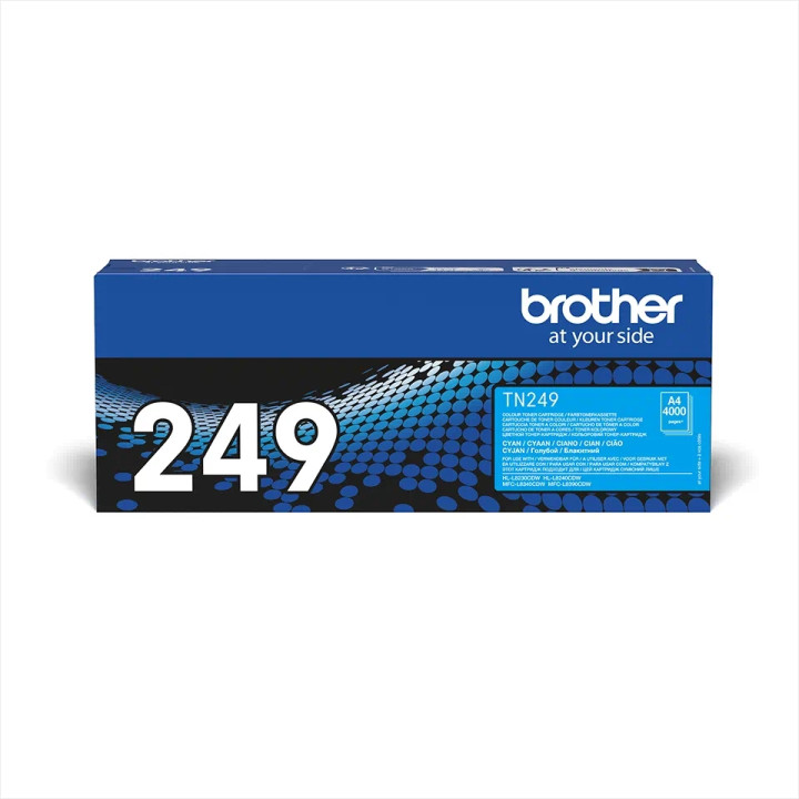 Тонер касета Brother TN-249C, Cyan, 4000 страници - TN249C - 4