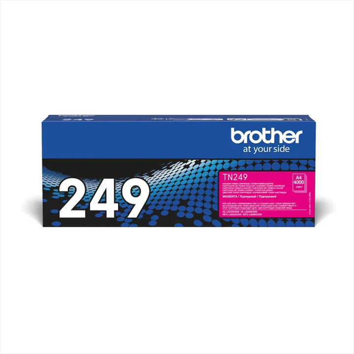 Тонер касета Brother TN-249M, Magenta, 4000 страници - TN249M - 4