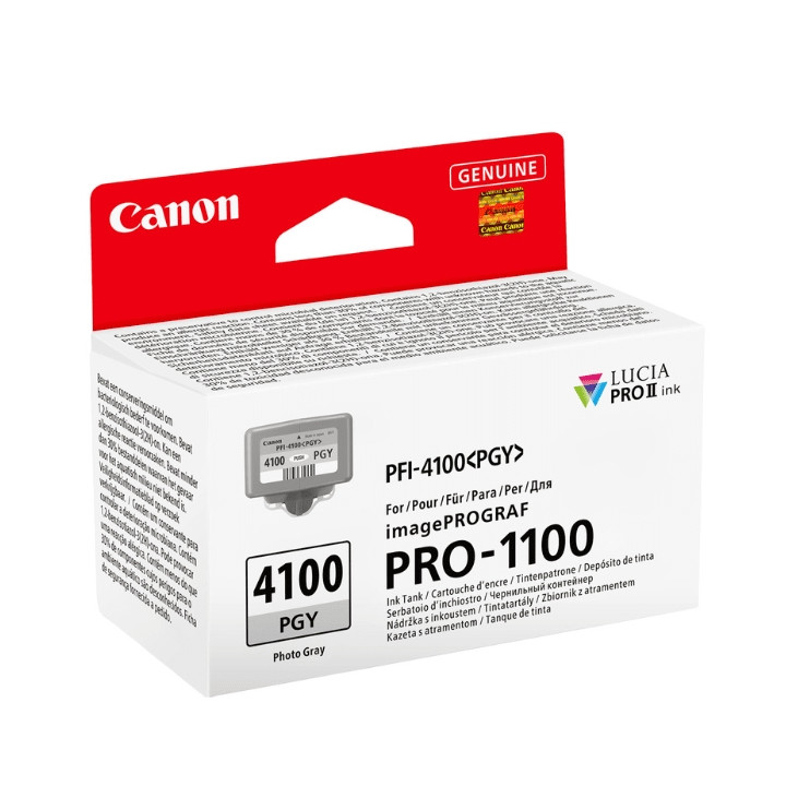 Консуматив Canon PFI-4100, Photo Grey, 80ml - 6784C001AA - 1