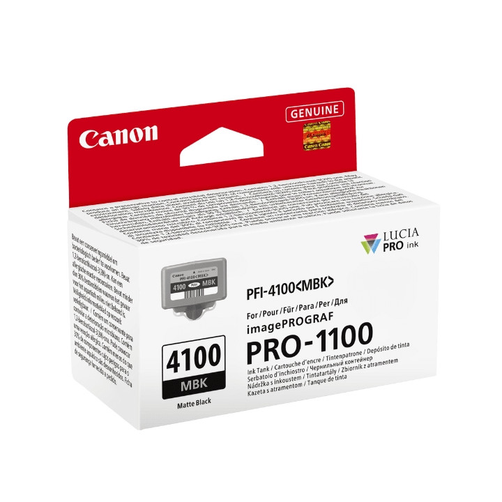 Консуматив Canon PFI-4100, Matte Black, 80ml - 6776C001AA - 1